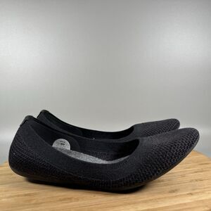 Allbirds Tree Breezers Shoes Women’s 9 Black Knit Ballet Flats